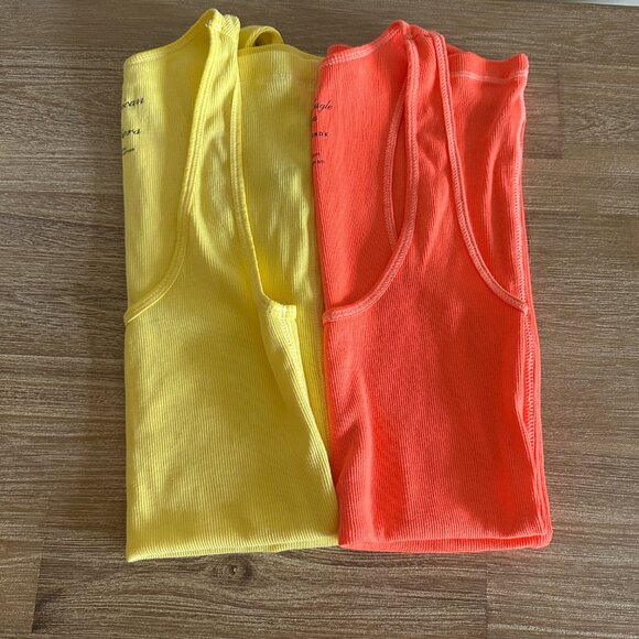 American Eagle Outfitters Boyfriend Tank Womens Size M Set of 6 - Picture 4 of 12